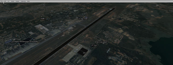 एचएएल बंगलौर हवाई अड्डे इमेजरी का स्नैपशॉट1