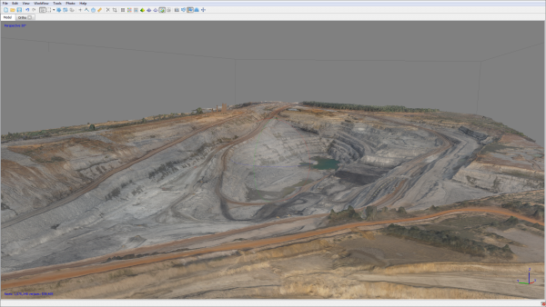 3D mapping of the open cast coal mines (Sonepur-Bazari, Bahula, West Bengal)