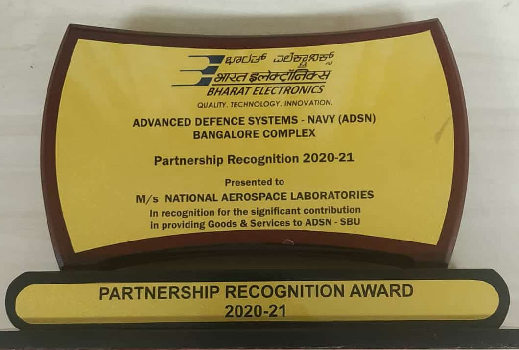 Partnership Recognition award 2020-21