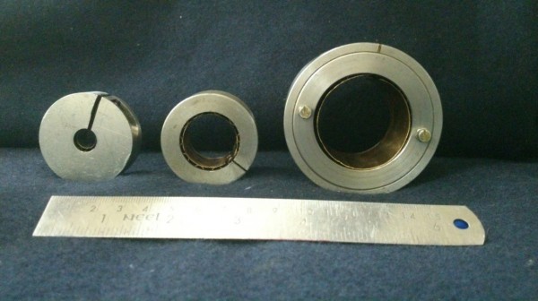 Continuous Bump Foil Bearings of Different Sizes